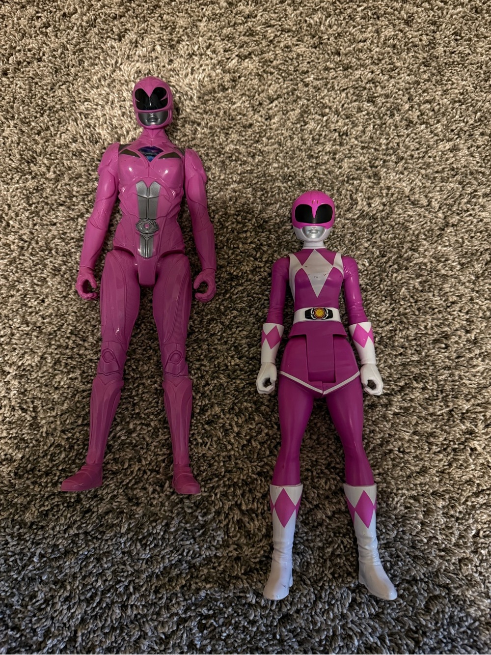 Pink Power Ranger Kids Action Figures - Set of 2 Pink Power Hero Toys